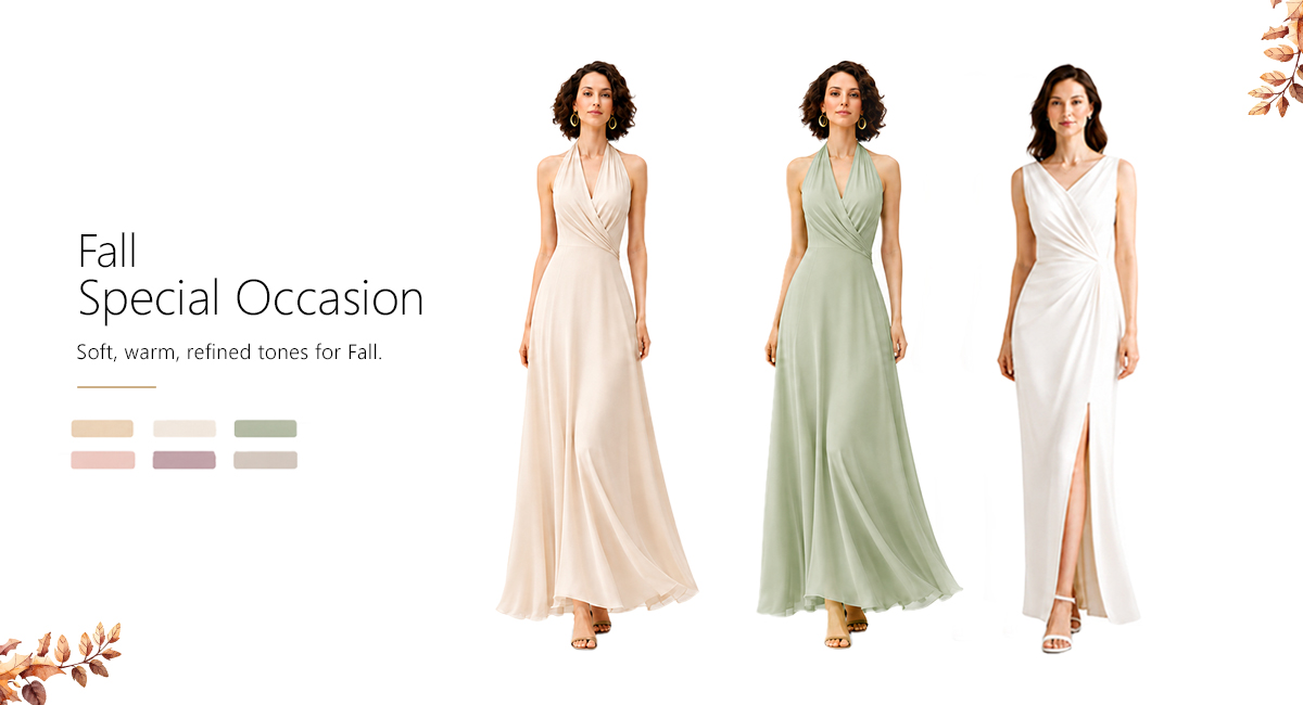 Special Occasion — soft, warm, refined tones for Fall.