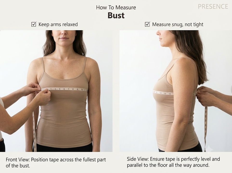 How to measure bust