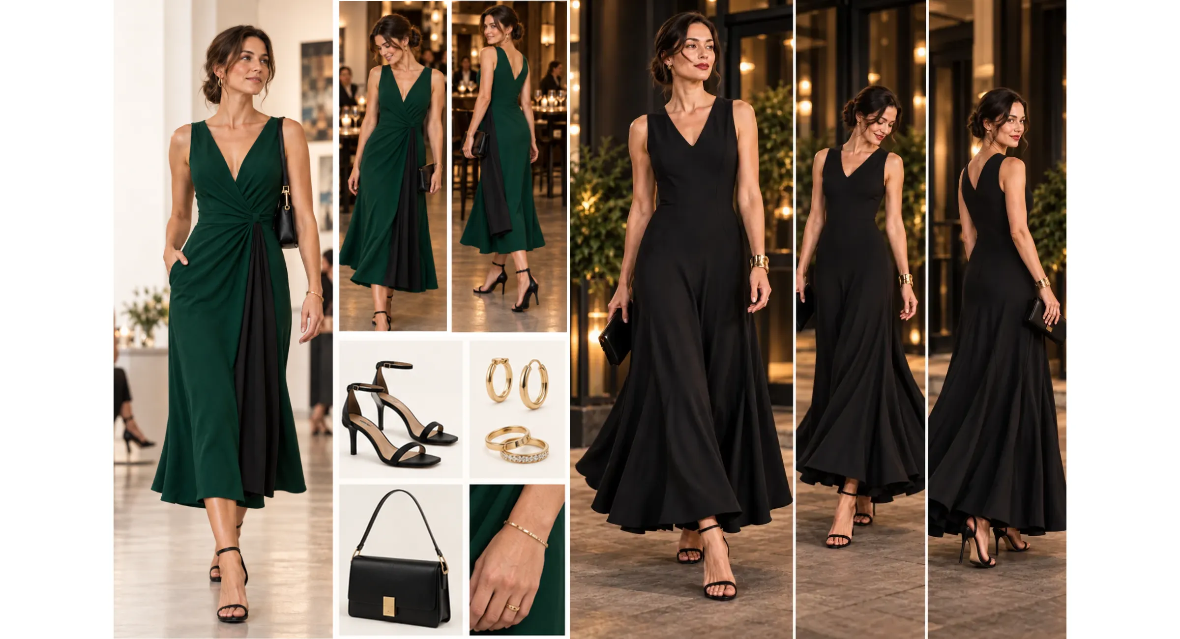 From gallery to good company. Same dress, a more beautiful you — polished, confident and effortlessly social.