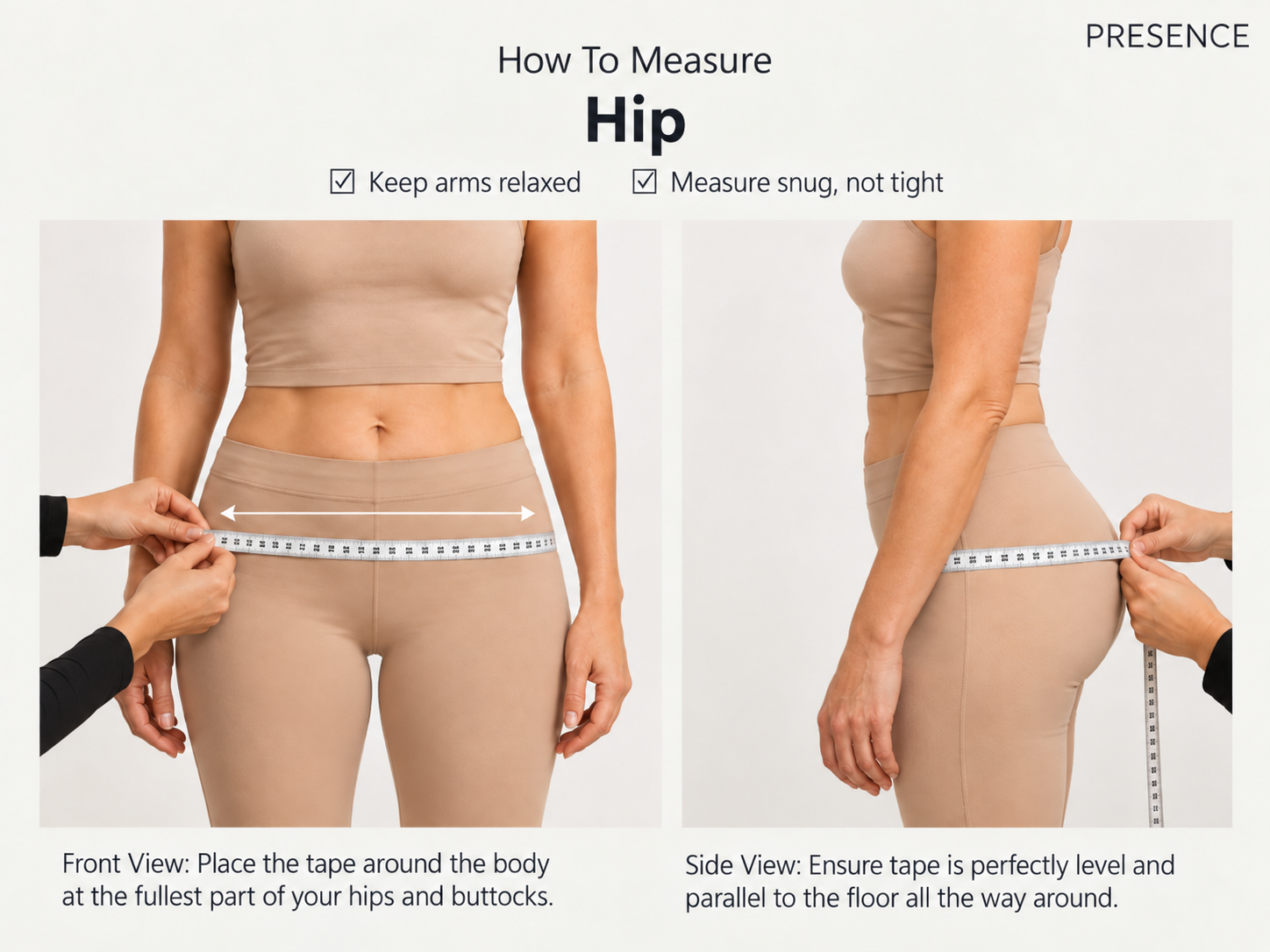 How to measure hip
