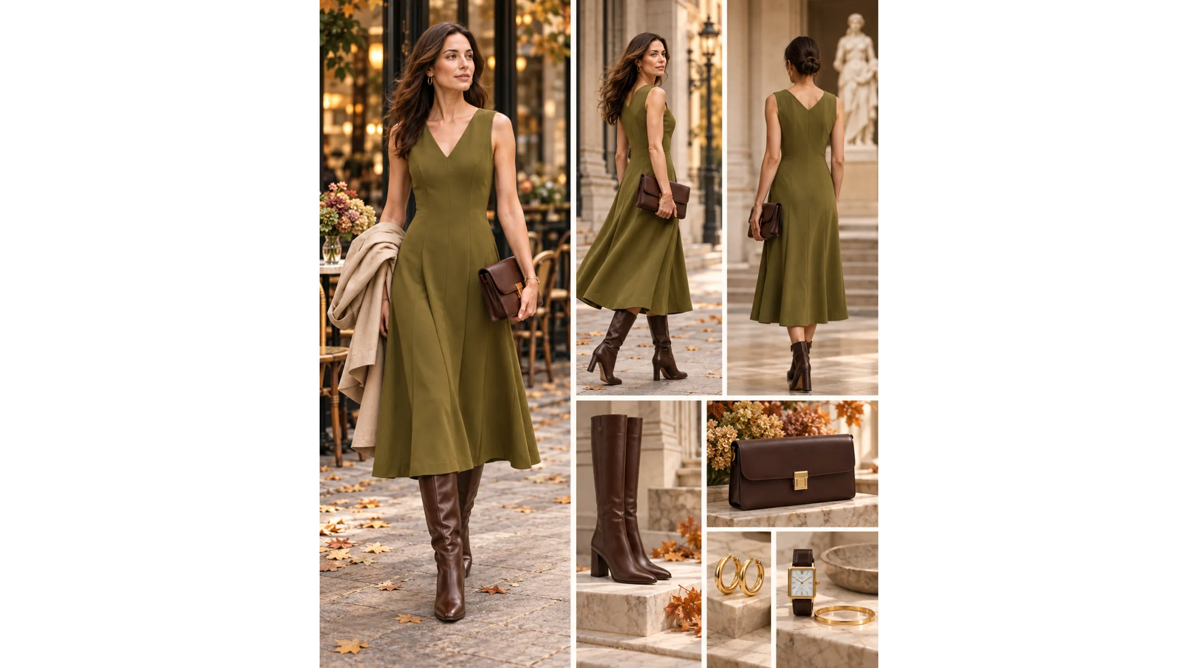 Everyday elegance. Same dress, a fuller day — polished, versatile, always you.