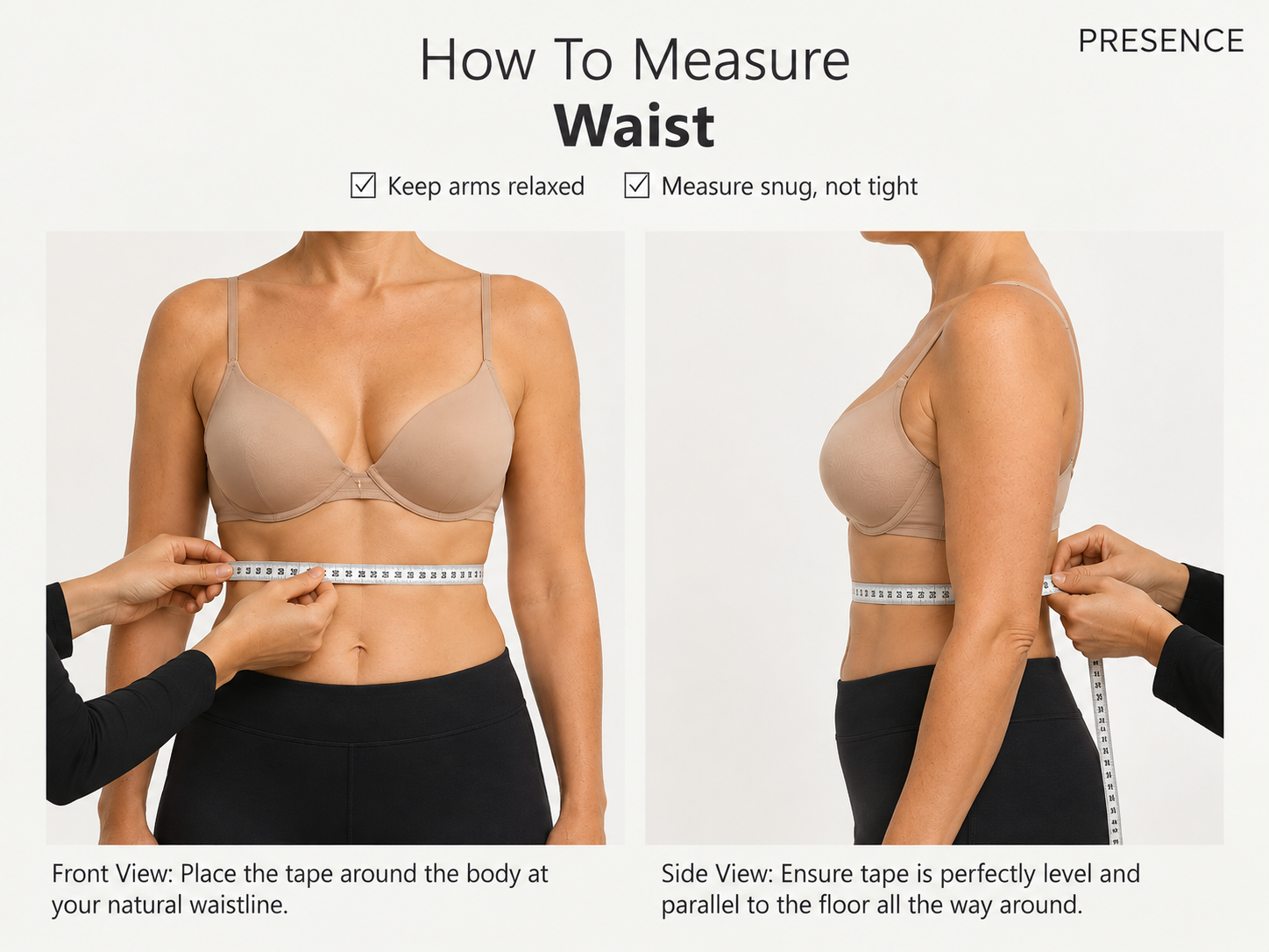 How to measure waist